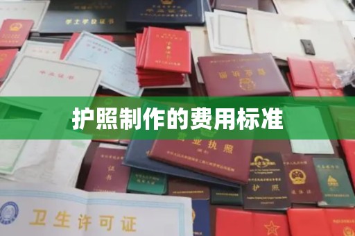 平度护照制作的费用标准